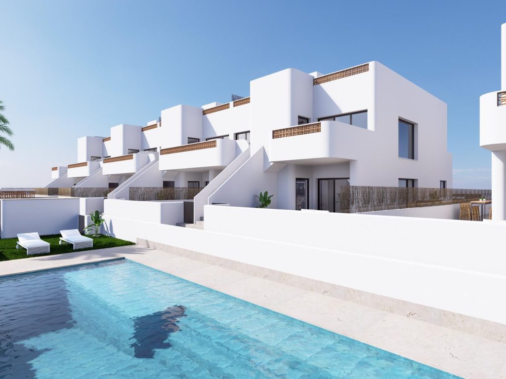 New-build ground-floor bungalow in Dolores with garden terrace and modern aluminium-framed windows