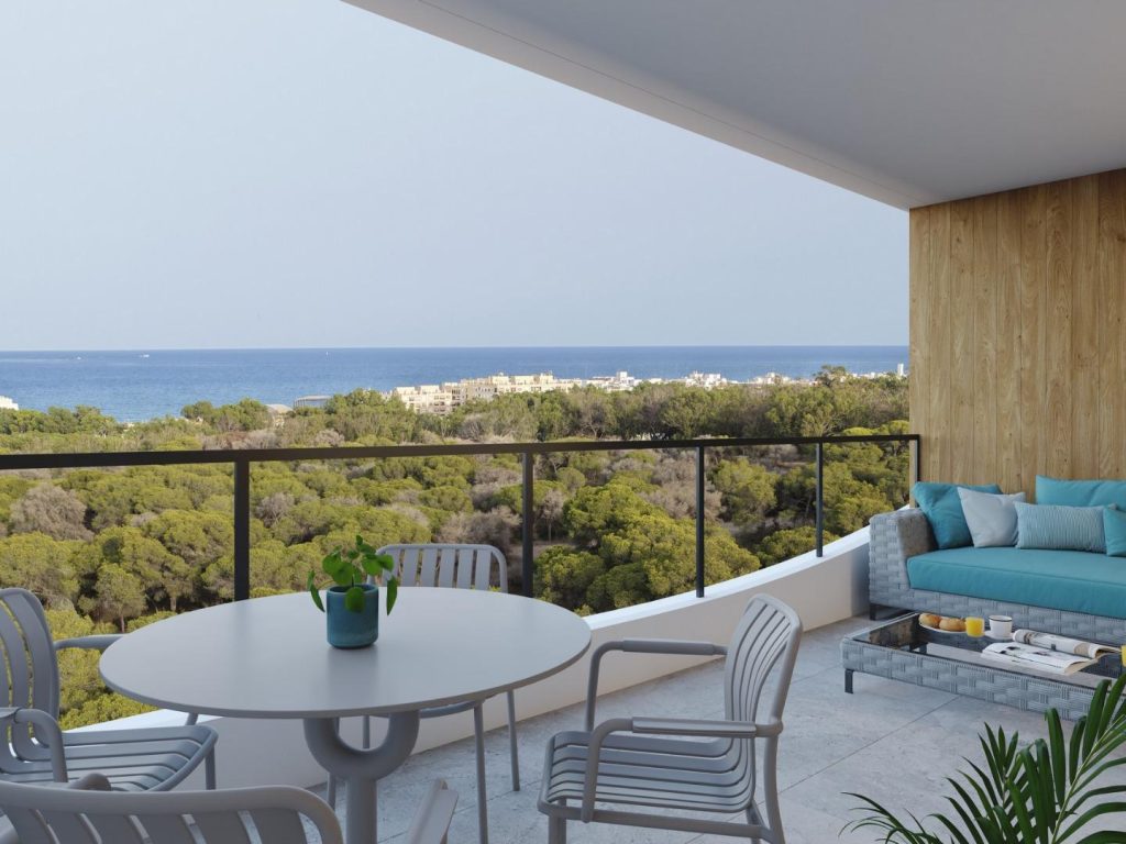 New-build penthouse terrace with sea views in Guardamar del Segura, Costa Blanca