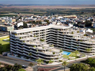 New-build penthouse terrace with panoramic countryside views in San Miguel de Salinas, Costa Blanca