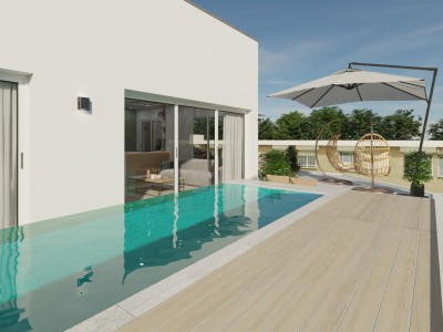 New-build penthouse with private pool and large terrace in Guardamar del Segura, 600 metres from the beach
